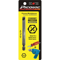 Embout, Fente, Embout 1/4", Prise 1/4", Longueur 3" Nuna Depot Inc.