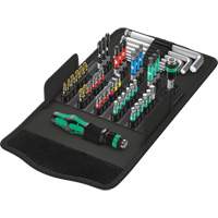 Kraftform Kompakt 100 Screw Driving set 52-PC, 6-1/32" L, Plastic Handle Nuna Depot Inc.