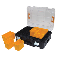 Organisateur avec couvercle transparent TSTAK V, 17-1/4" x 13" x 6", Noir Nuna Depot Inc.