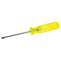 Slotted Screwdriver, 3/16", 8-1/4" L, Plastic Handle Nuna Depot Inc.