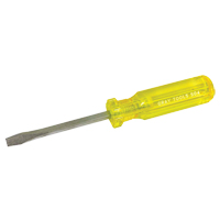 Slotted Screwdriver, 1/4", 8-1/4" L, Plastic Handle Nuna Depot Inc.
