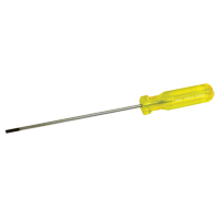 Electrician's Slotted Screwdriver, 5/32" Tip, Round, 9-1/2" L, Plastic Handle Nuna Depot Inc.