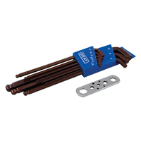 Long Arm Ball Hex Key Set, 9 Pcs., Metric Nuna Depot Inc.