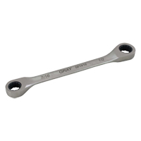 Double Box End Gear Ratcheting Wrench, 12 Point, 5/16" x 3/8", Plain Finish Nuna Depot Inc.