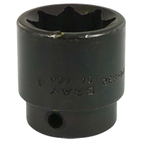 Socket, Impact, 1", 1/2" Drive, 8 Points Nuna Depot Inc.