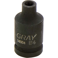 Socket, Impact, E4, 1/2"/1/4" Drive Nuna Depot Inc.