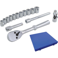 Socket & Attachment Set, 15 Pcs, 3/8" Drive Size Nuna Depot Inc.