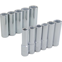 Jeu de douilles, 11 Mcx, Prise de 3/8", Profond Nuna Depot Inc.