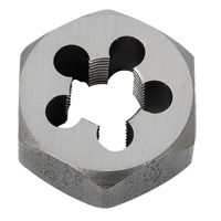 Hex Rethreading Die Nut, 1"/1-1/16" Dia., 3/8"-18 Thread, Carbon Steel/Chromium Steel Nuna Depot Inc.