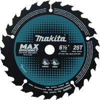 Max-Efficiency Circular Saw Blade, 6-1/2", 25 Teeth, Laminate/Wood Use Nuna Depot Inc.