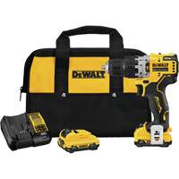 Xtreme Brushless Hammer Drill Kit, 12 V, 3/8", 250 UWO, 0-1500 RPM Nuna Depot Inc.