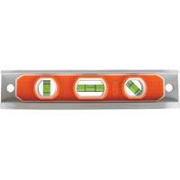 Torpedo Level, 9" L, Aluminum, 3 Vials, Magnetic Nuna Depot Inc.
