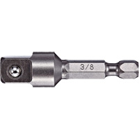 Adapter & Extension, 1/4" Drive Size, 3/8" Male Size, Ball, 2" L Nuna Depot Inc.