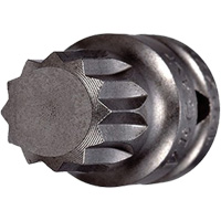 Embout &agrave; ins&eacute;rer, Triple carr&eacute;, 5 x 3/4" lo, Prise 1/4" Nuna Depot Inc.