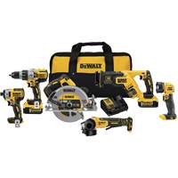 Max XR&reg; Brushless 6-Tool Combo Kit, Lithium-Ion, 20 V Nuna Depot Inc.