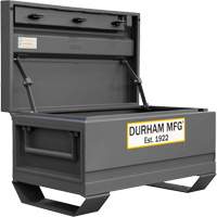 Jobsite Storage Box, 32" x 19" x 17-13/16", Steel, Grey Nuna Depot Inc.