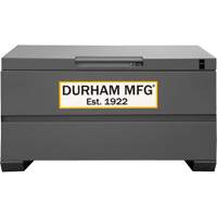 Jobsite Storage Box, 48" x 24" x 27-13/16", Steel, Grey Nuna Depot Inc.