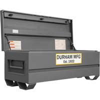 Jobsite Storage Box, 60" x 24" x 22-3/4", Steel, Grey Nuna Depot Inc.