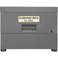 Piano Style Jobsite Storage Box, 60-1/2" W x 34-3/4" D x 49-3/8" H, Grey Nuna Depot Inc.