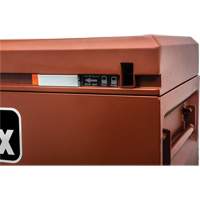 Site-Vault Chest, 30" x 20" x 19-3/4", Steel, Orange Nuna Depot Inc.