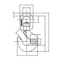 Crochet de levage pivotant avec loquet Nuna Depot Inc.