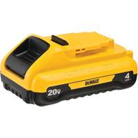 Max* Compact Battery Pack, Lithium-Ion, 20 V, 4 Ah Nuna Depot Inc.