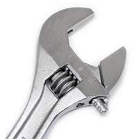 Adjustable Wrench - Bagged, 8" L, 1-1/8"/29 mm Max Width, Chrome Nuna Depot Inc.