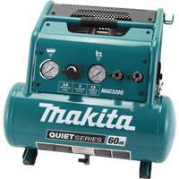 Quiet Series Air Compressor, Electric, 3 Gal (3.6 US Gal), 135 PSI, 120/1 V Nuna Depot Inc.