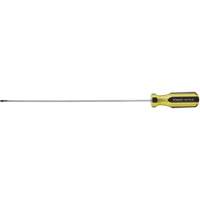 100 PLUS&reg; Extra-Light Cabinet Tip Screwdriver, 1/8" Tip, Round, 6-5/8" L, Plastic Handle Nuna Depot Inc.