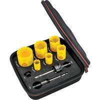 Deep Cut Hole Saw Kit, 9 Pieces Nuna Depot Inc.