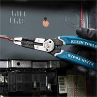 Klein-Kurve&reg; Heavy-Duty Wire Stripper, Cutter & Crimper Multi-Tool, 8-1/4" L, 8 - 20 AWG Nuna Depot Inc.