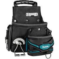 TH3 Roofer & General-Purpose Pouch, Multiple Tool Holder, Leather/Polyester/Polypropylene, 2 Pockets Nuna Depot Inc.