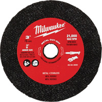 Meule de tronçonnage des m&eacute;taux, 3" x 0,04", Arbre 3/8" Nuna Depot Inc.