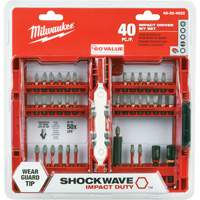 Jeu de 40 embouts de visseuse &agrave; percussion Shockwave Impact-Duty Nuna Depot Inc.