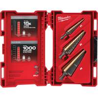 Step Drill Bit Set, 3 Pieces, High Speed Cobalt Nuna Depot Inc.
