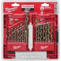 Red Helix Drill Bit Set, 29 Pieces, Cobalt Nuna Depot Inc.