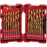 Shockwave Red Helix Drill Bit Set, 29 Pieces, Titanium Nuna Depot Inc.