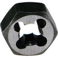 DRILLCO Hexagon Threading Die Nut, 4-40 Thread, High Speed Steel Nuna Depot Inc.