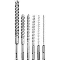MX4 4-Cutter Rotary Hammer Drill Bit Kit, 6 Pieces, Carbide Nuna Depot Inc.