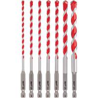 Shockwave Hammer Drill Bit Kit, 7 Pieces, Carbide Nuna Depot Inc.