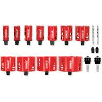 Plumber's Bi-Metal Hole Saw Set, 17 Pieces Nuna Depot Inc.