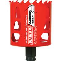 Wood & Metal Hole Saw, 2-1/2", 2-3/8" Depth of Cut, Carbide Nuna Depot Inc.