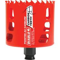 Wood & Metal Hole Saw, 3", 2-3/8" Depth of Cut, Carbide Nuna Depot Inc.