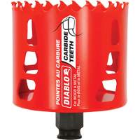 Wood & Metal Hole Saw, 3-1/8", 2-3/8" Depth of Cut, Carbide Nuna Depot Inc.