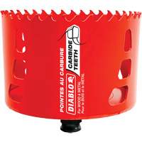 Wood & Metal Hole Saw, 4", 2-3/8" Depth of Cut, Carbide Nuna Depot Inc.