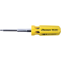Hex-Calibre SAE Multi-Bit Screwdriver, Plastic Handle Nuna Depot Inc.