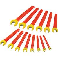 Insulated SAE Open End Wrench Set, 1000 V, 14 Pcs Nuna Depot Inc.