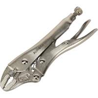Locking Pliers with Wire Cutter, 5" Length, Curved Jaw Nuna Depot Inc.