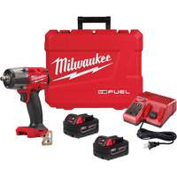 M18 Fuel Mid-Torque Impact Wrench with Friction Ring Kit, 18 V, 1/2" Socket Nuna Depot Inc.