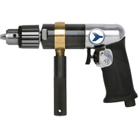 AD12VSRK Variable Speed Air Drill, 6 CFM, 1/4" NPT, 82 dBA, 1/2" Chuck, Keyed Nuna Depot Inc.